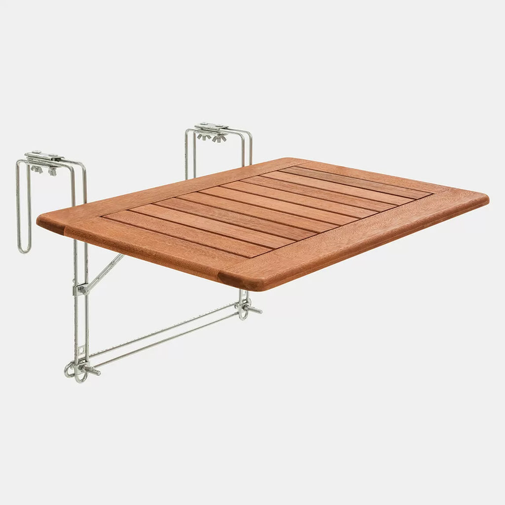 Katlanır Ahşap Balkon Masası