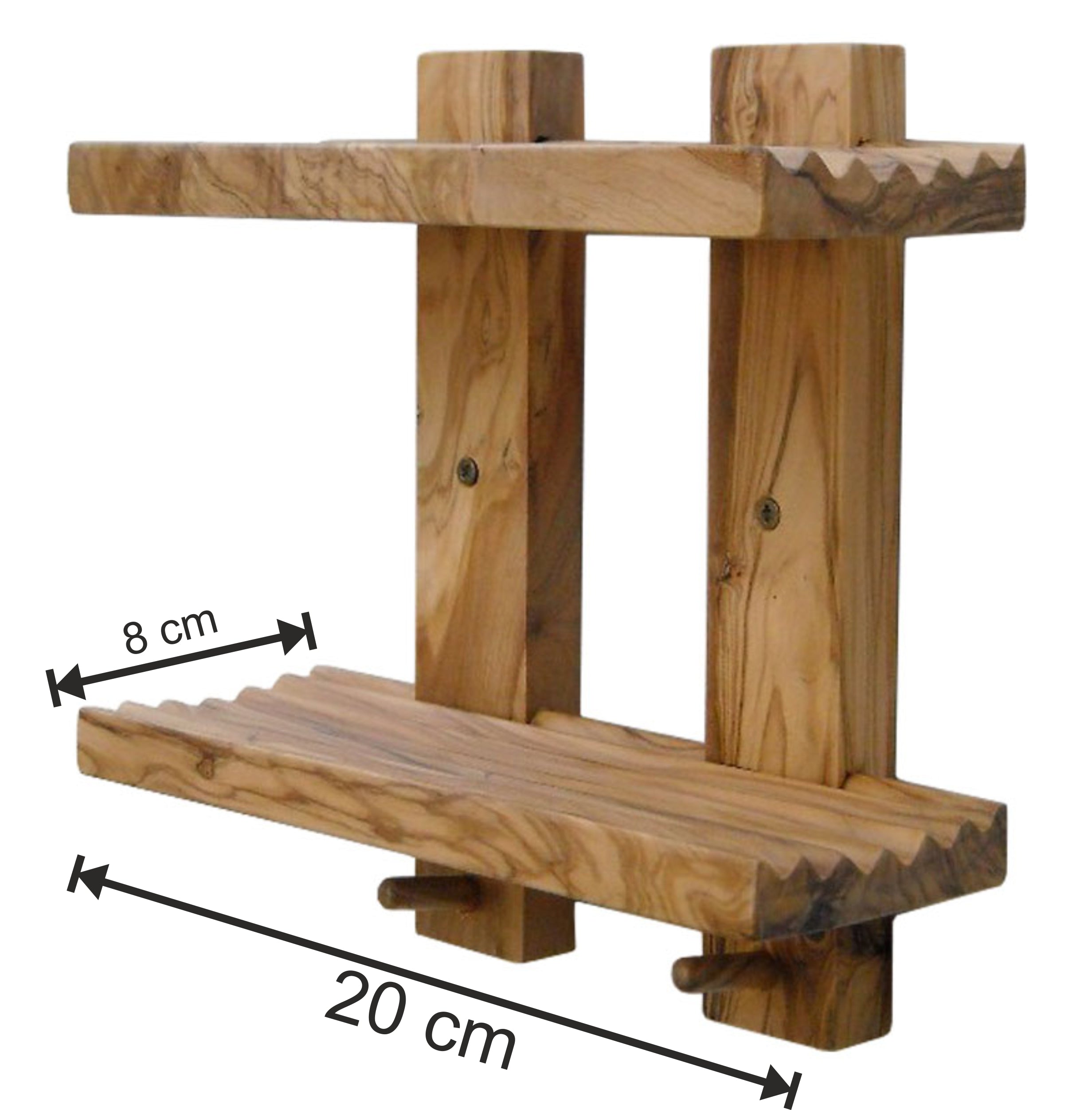 Ahşap Banyo Sabunluk Rafı