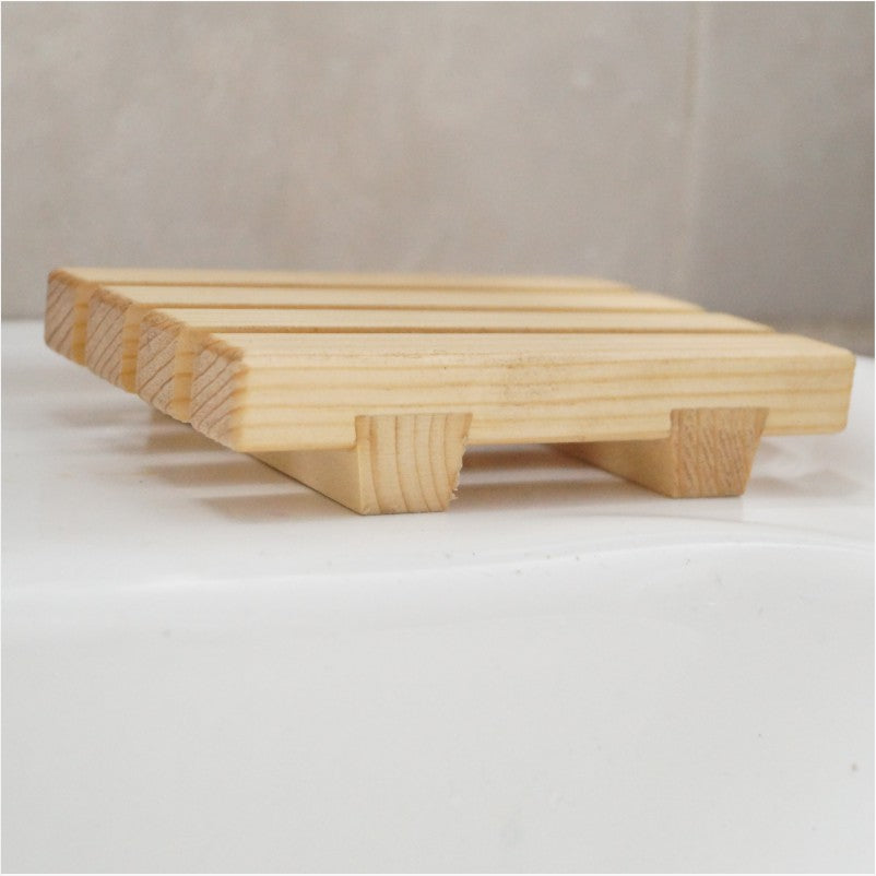 Ahşap Sabunluk - Kalas tipi