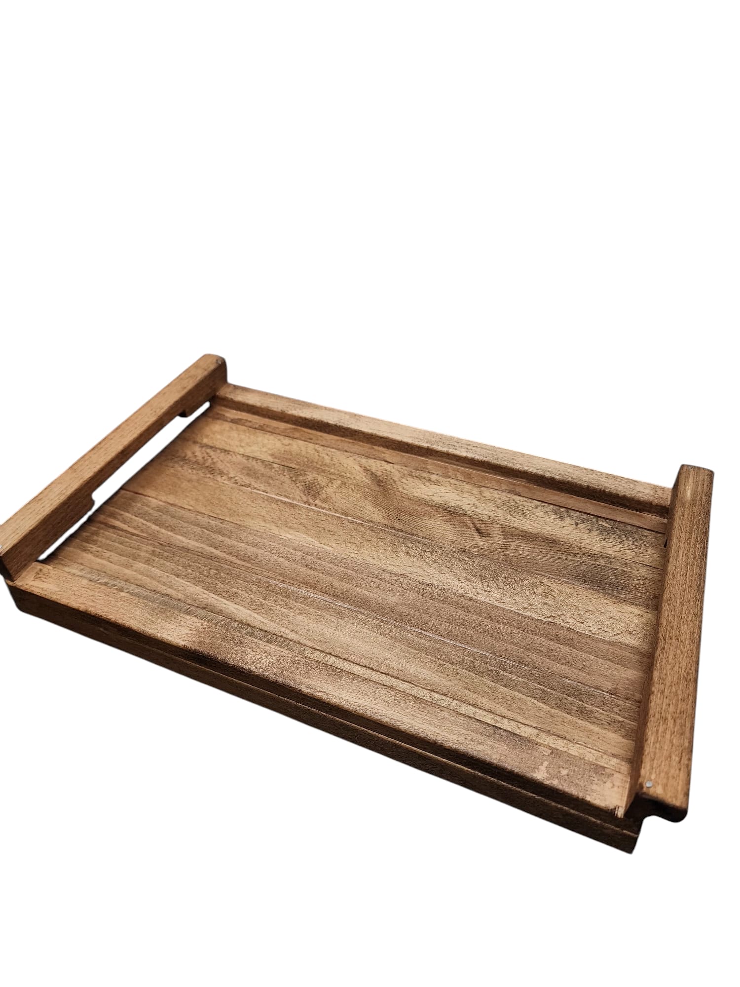 Ahşap Motif Kenarlı Tepsi