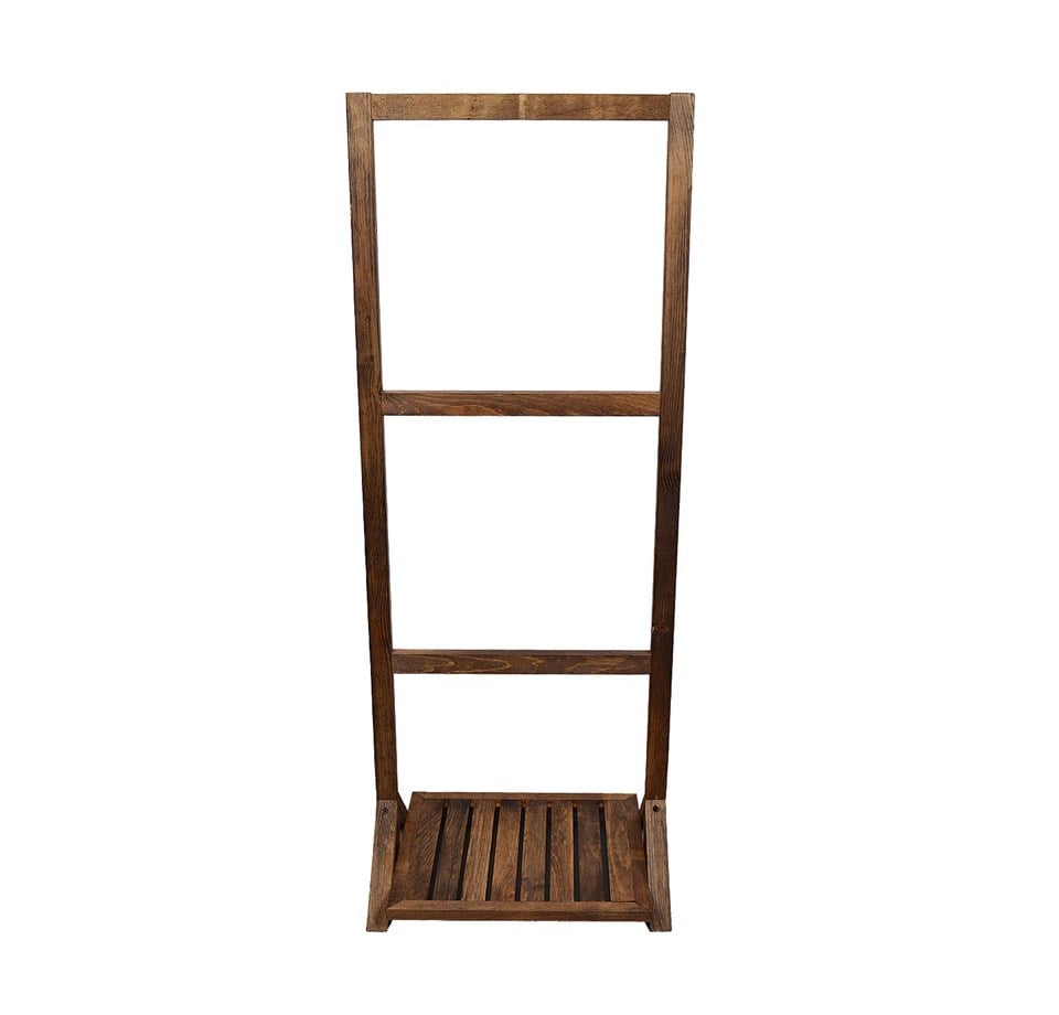 Ahşap Dekoratif Banyo Askısı