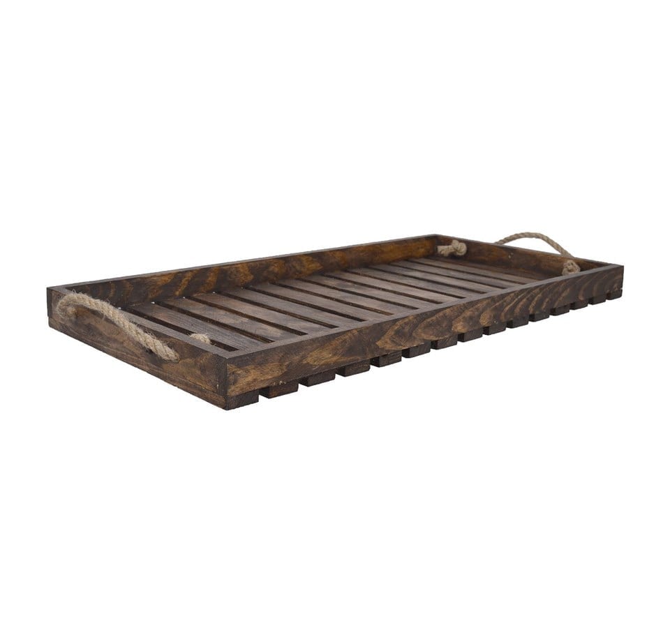 Ahşap Eskitme Çiçeklik Ve Saksı Standı