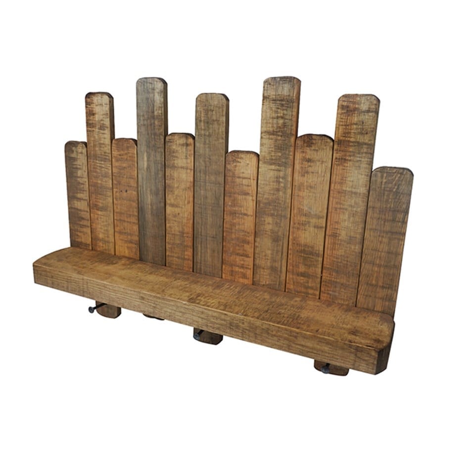 Ahşap Dekoratif Duvar Rafı Ve Askılık