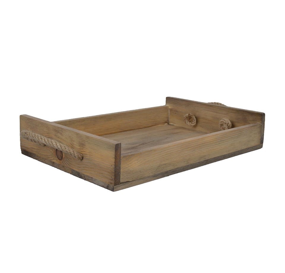 Vintage Çok Amaçlı Ahşap Tepsi